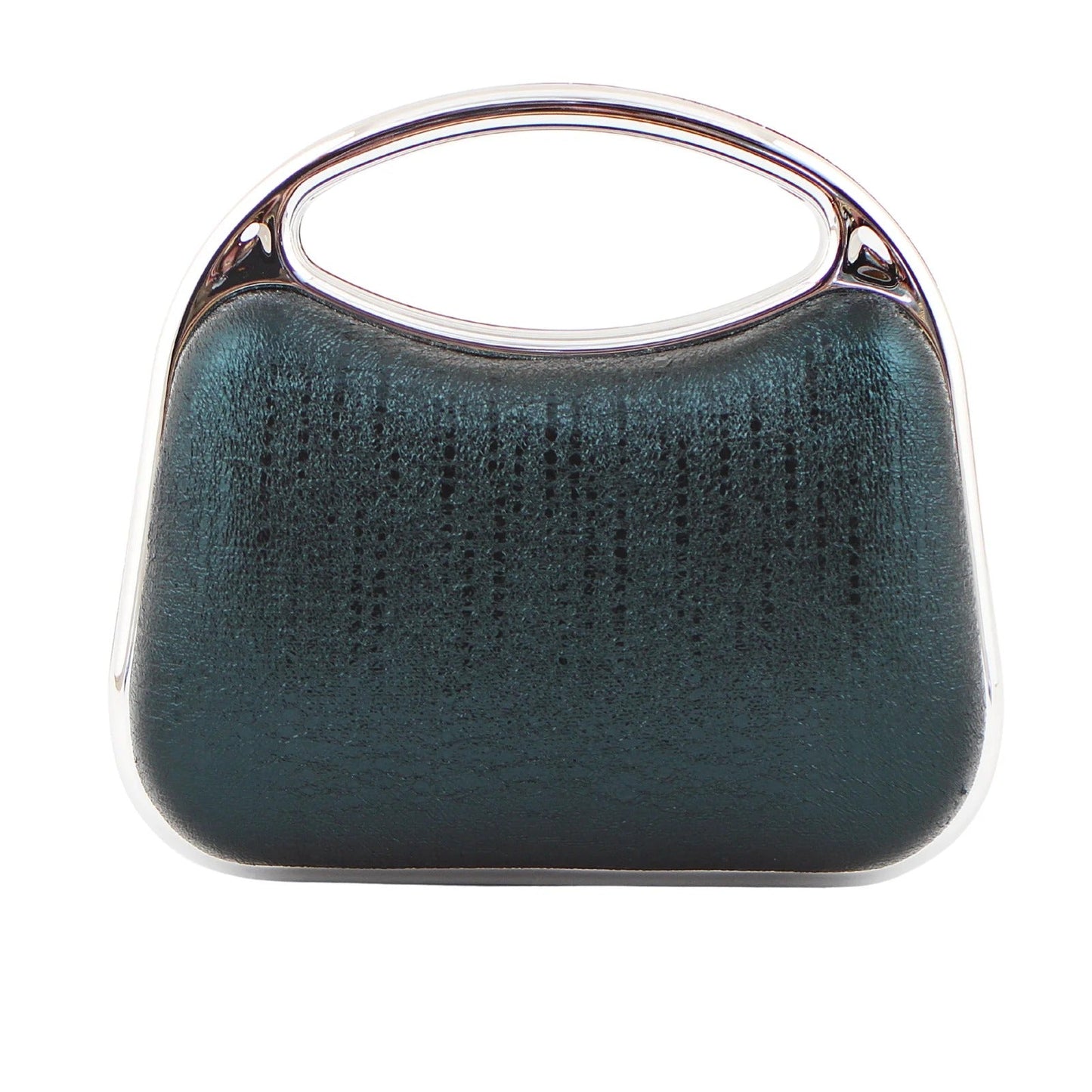 Elegant Black Metallic Clutch Bag for Women